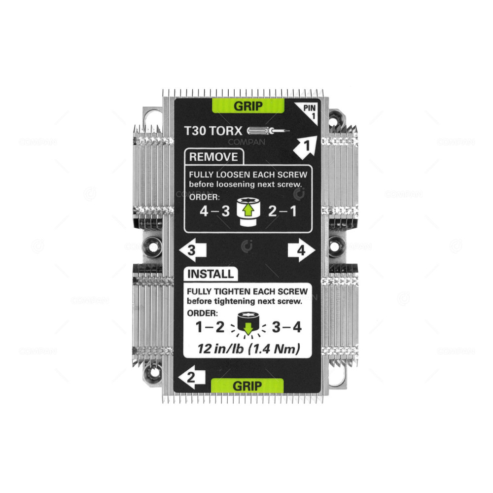 00DHS-B108T8-20 SUN ORACLE HEATSINK FOR X7-2 SERVER -